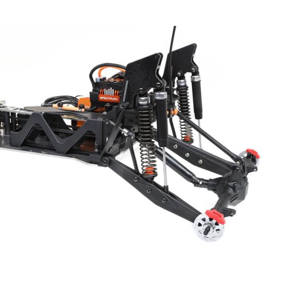Losi Hammer Rey, 1/10 4WD Rock Racer RC-Car OIffroad RTR, Green/Gray - LOS03030T2