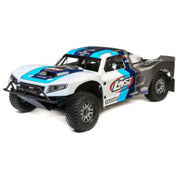 Losi 5IVE-T 2.0 V2: 1/5 4wd SCT Gas BND RC-Car Grau/Blau/Weiss - LOS05014V2T1