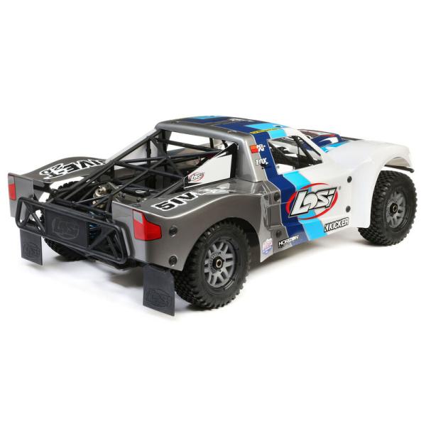 Losi 5IVE-T 2.0 V2: 1/5 4wd SCT Gas BND RC-Car Grau/Blau/Weiss - LOS05014V2T1