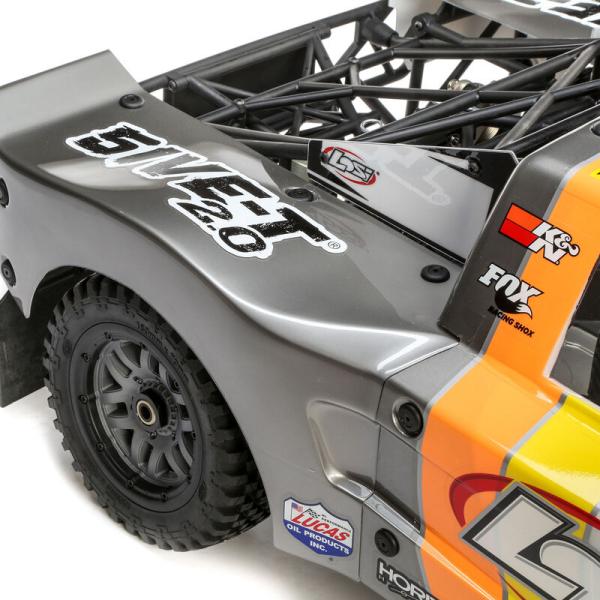Losi 5IVE-T 2.0 V2: 1/5 4wd SCT Gas BND RC-Car Grau/Orange/Weiss - LOS05014V2T2