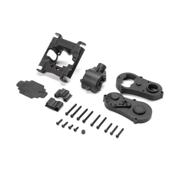 Losi Center Gear Box Housing Set with Covers: Mini LMT - LOS212037