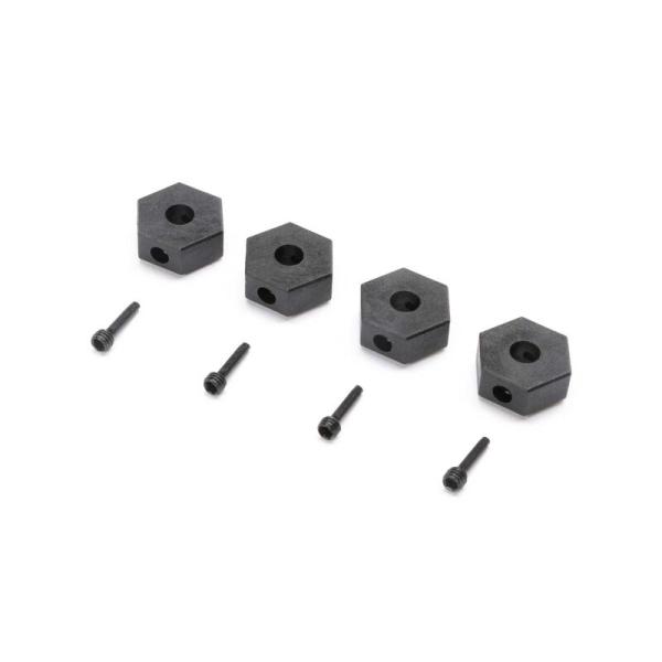 Losi 12mm Wheel Hex and Screwpin (4): Mini LMT - LOS212050