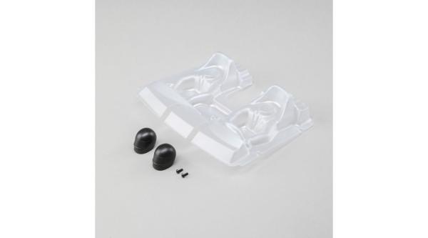 Losi Interior Set with Helmets, Clear: Baja Rey - LOS230020