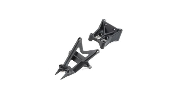 Losi Front Upper Arm/Shock Mount, RR Chassis Brace: BR - LOS231007