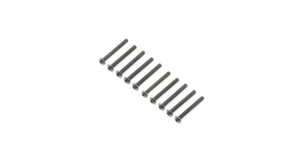 Losi Button Head Screws M3x25mm (10) - LOS235024