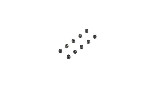 Losi Set Screws, M3 x 4mm Cup Point(10) - LOS235026