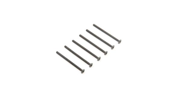 Losi M3 x 45mm Flat Head Screws (6) - LOS235028