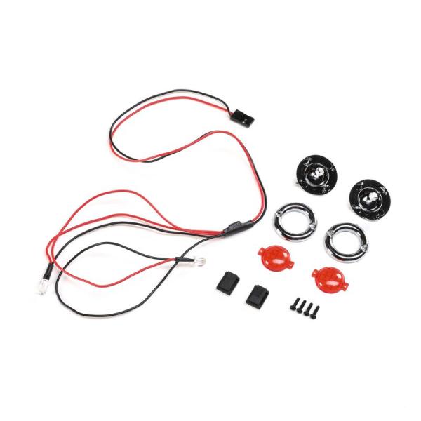 Losi Front LED Headlight Set, Grave Digger: LMT - LOS240015