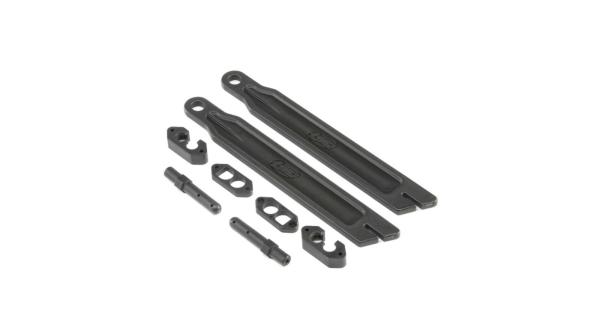 Losi Battery Straps and EC5 Plug Holder: LST 3XL-E - LOS241019