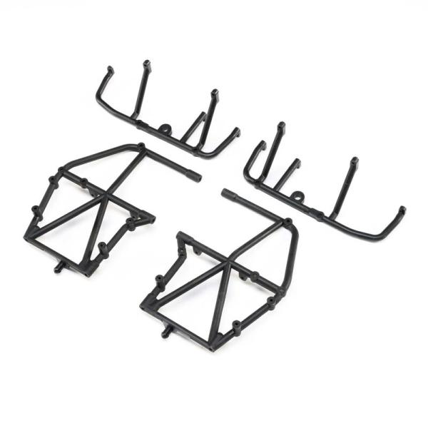 Losi Side Cage and Lower Bar, Black: LMT - LOS241040