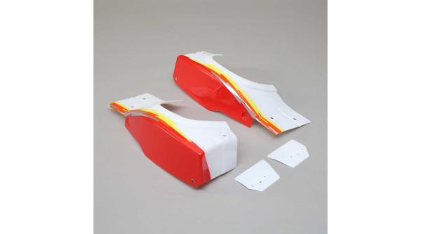 Losi L/R Rear Fender Set, Red: Super Baja Rey - LOS250029