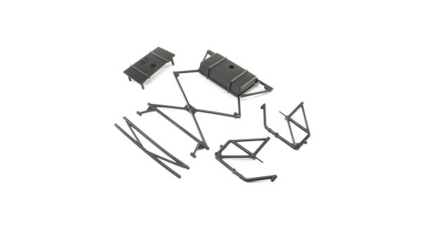 Losi Rear Body Mount Bar L&R, X-Bar: Super Baja Rey - LOS251055