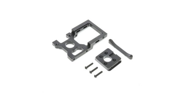 Losi Motorhalter m. Adapter schwarz: DBXL-E - LOS252058