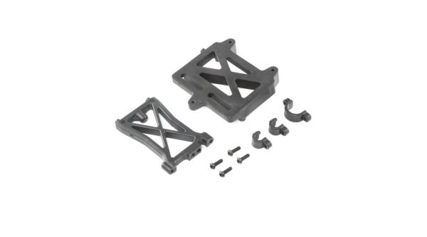 Losi ESC Montageplatte Distanzh�lse u. Klemme: DBXL-E - LOS252060