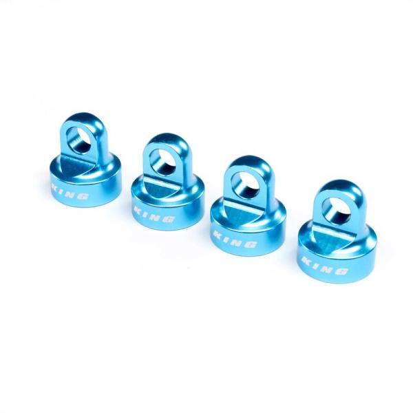 Losi Shock Cap Set, Aluminum, King Blue: SBR 2.0 - LOS253031