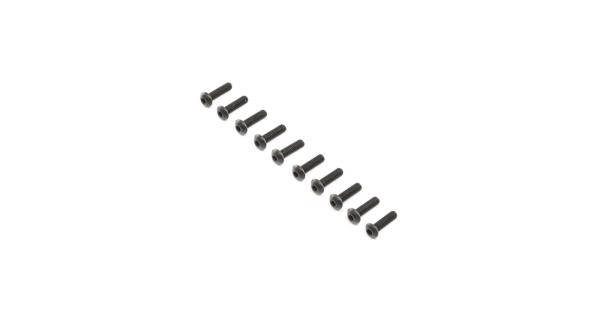 Losi Button Head Screws, Stl, BO, M4 x 14mm (10) - LOS255014