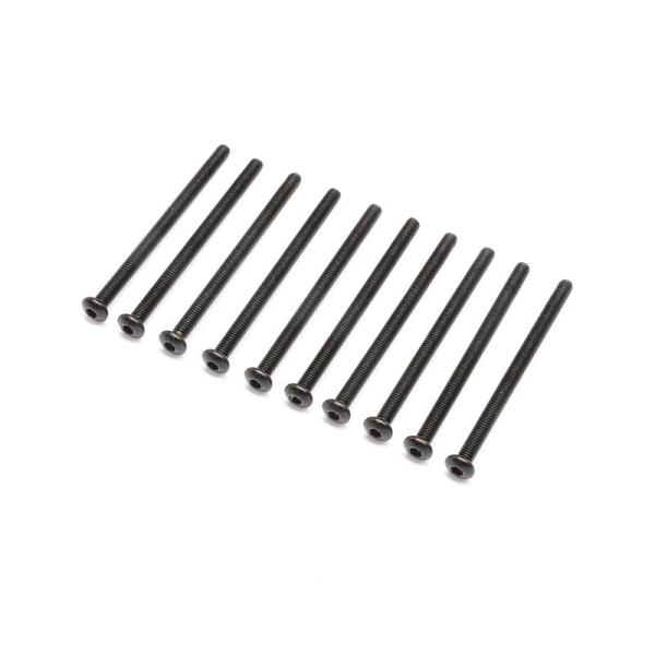 Losi Button Head Screws M4x60mm (10) - LOS255028