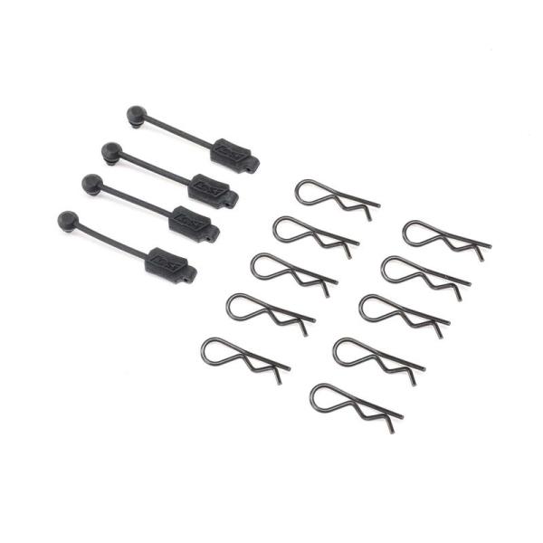 Losi Body Clip (10) & Leash (4): Promoto-MX - LOS266000