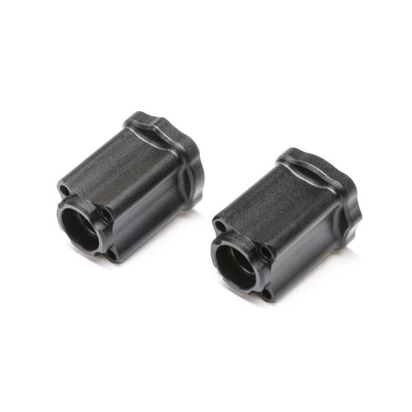 Losi Aluminum Axle Mount Rear 0deg Black: Mini LMT - LOS312009