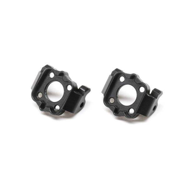 Losi Aluminum Spindle Carrier Set 5deg Black: Mini LMT - LOS314012