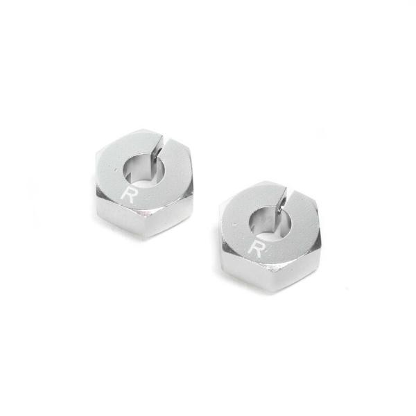 Losi Clamping Rear Wheel Hexes, Aluminum: 22S - LOS332006