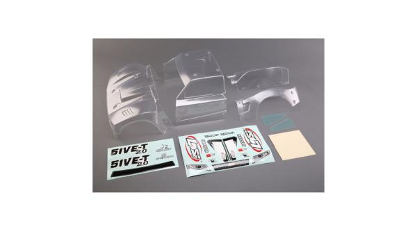 Losi Complete Body Set, Clear: 5ive-T 2.0 - LOS350006