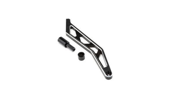 Losi Chassisverstrebung hinten, schwarz, Aluminium: MXTL - LOS351005