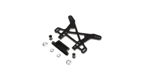 Losi Sto�d�mpferbr�cke hinten, schwarz, Aluminium: DBXL, MTXL - LOS354005