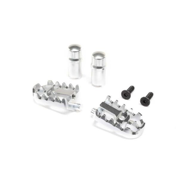 Losi Aluminum Foot Pegs Silver: Promoto-MX - LOS361001
