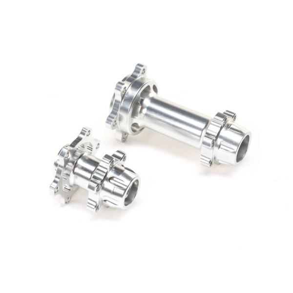 Losi Aluminum Hub Set Machined Silver : Promoto-MX - LOS362005