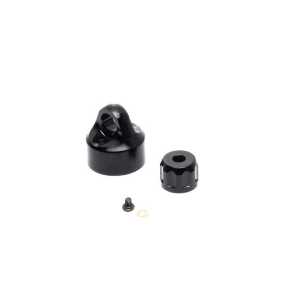 Losi Shock Cap Set Aluminum Black: Promoto-MX - LOS363001