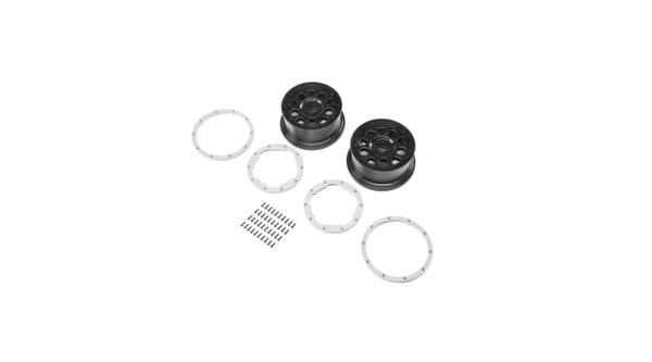 Losi Rad schwarz m. silber Beadlock: DBXL-E - LOS45015