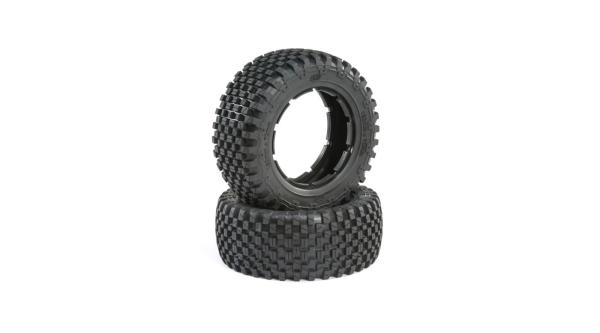 Losi Tire Set, Firm (2):  5ive-T 2.0 - LOS45023