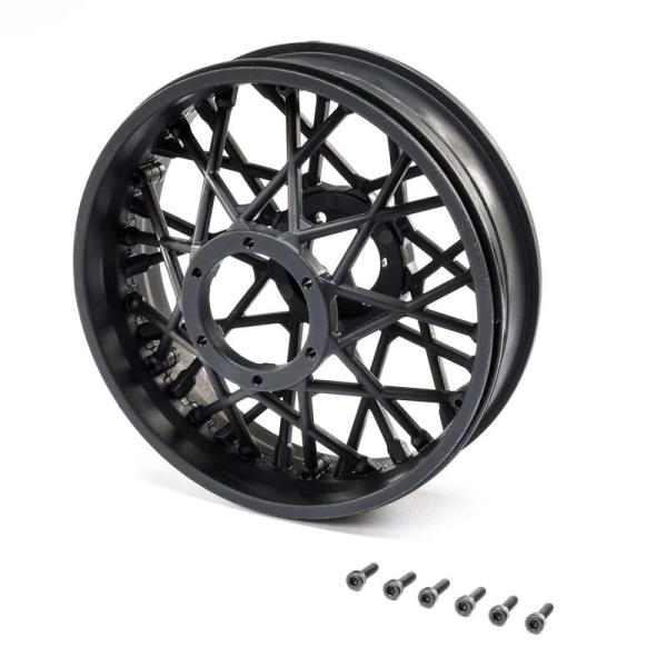 Losi Rear Wheel Set Black: Promoto-MX - LOS46001