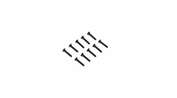 Losi 4-40 x 5/8 FlachkopfSchraubenn (10) - LOSA6233