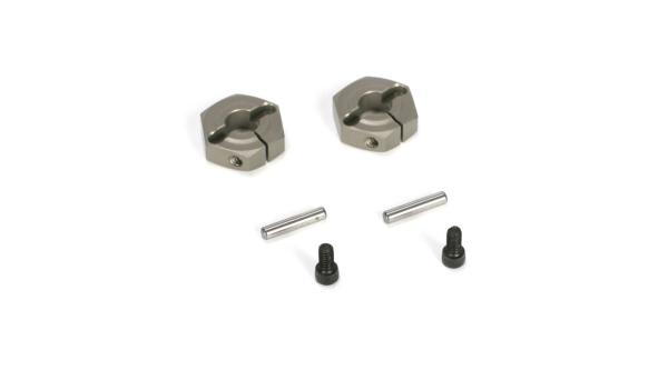 Losi Aluminum Clamping Wheel Hex (2): TEN-SCTE - LOSB3493