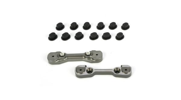 Losi Querlenkerhalterset Vorne einstellbar, Aluminium: TEN - LOSB4112