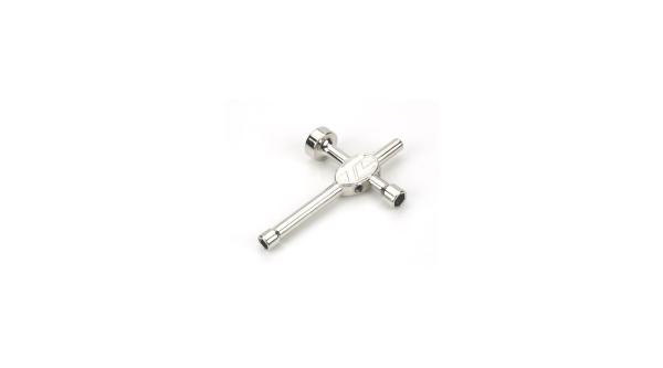 Losi 4-Way Wrench Steel(17mm,10mm,8mm,1/4)LST2,AFT,MGB - LOSB4603
