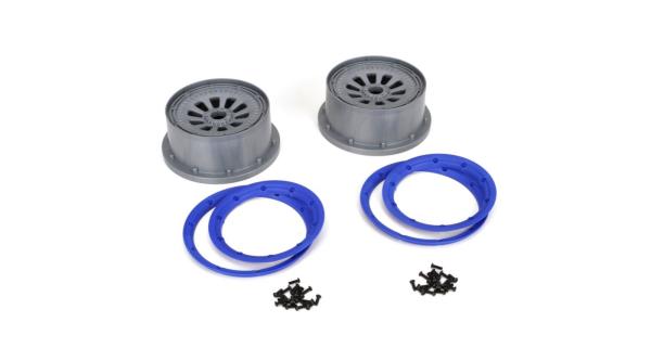 Losi Felgensatz mit Beadlock Ringe : 5TT - LOSB7027