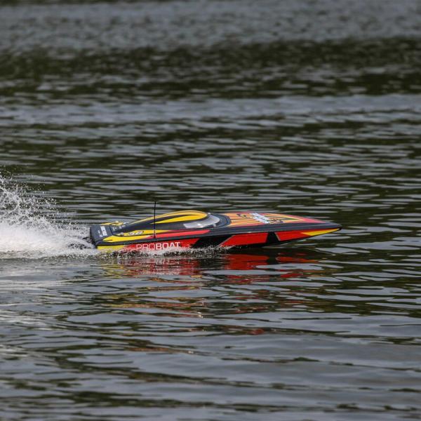 Proboat Sonicwake V2 36" Self-Righting, BL, Black: RTR RC-Rennboot - PRB08032V2T1