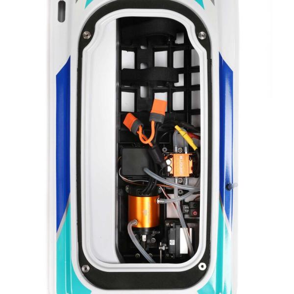 Proboat Sonicwake V2 36" Self-Righting, BL, White: RTR RC-Rennboot - PRB08032V2T2