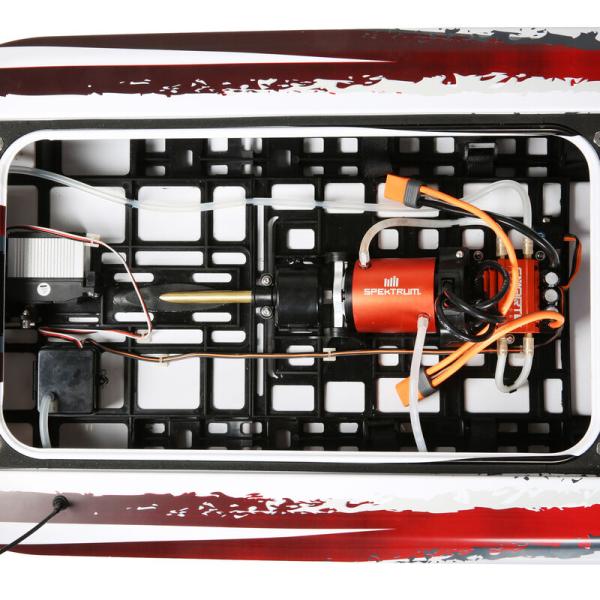 Proboat Blackjack 42-inch Brushless 8S Catamaran RC-Rennboot WHT/RED RTR - PRB08043T2
