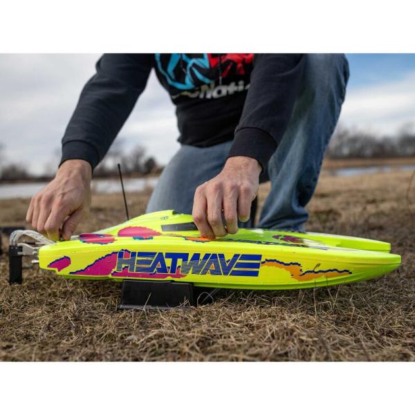 ProBoat Blackjack 24 V2 Catamaran Brushless RC-Rennboot RTR Heat Wave Visual - PRB08049T1