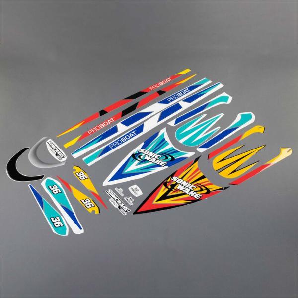 proboat Decal Set T1/T2: Sonicwake 36 V2 - PRB289008