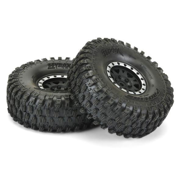 Proline Hyrax 1.9 G8 MTD Impulse Blk/Slvr Wheels F/R (2) - PRO1012813