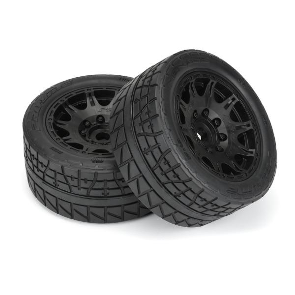 Proline Menace HP Tire Fr/Rr 5.7 Mtd 24mm Blk Raid (2) - PRO1020510
