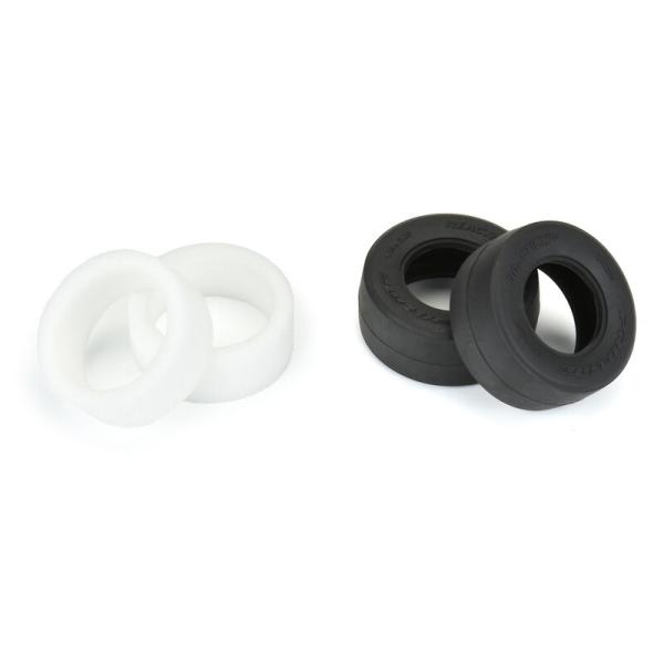 Proline 1/16 Reaction HP No-Prep BELTED Rear Tires (2): Losi Mini Drag - PRO1023600