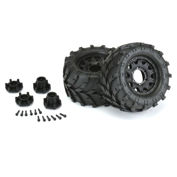 Proline Masher 2.8 MTD Raid Black 6x30 F/R - PRO119210
