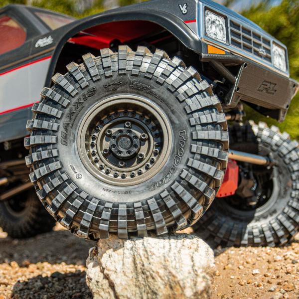 Proline 1/6 Black Rhino Armory Alum 2.9 Dual Offset SCX6 Wheels (2) Gunmetal - PRO282600