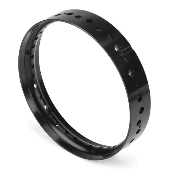 Proline 1/4 Pro-Spec Aluminum Front Rim Black: Promoto-MX - PRO283606